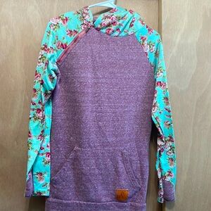 Size Medium Floral Sweatshirt